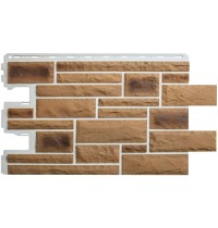 Камень Пражский 02 - коричневый 0,38м2 Альта-Профиль фасадная панель