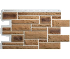 Камень Пражский 02 - коричневый 0,38м2 Альта-Профиль фасадная панель