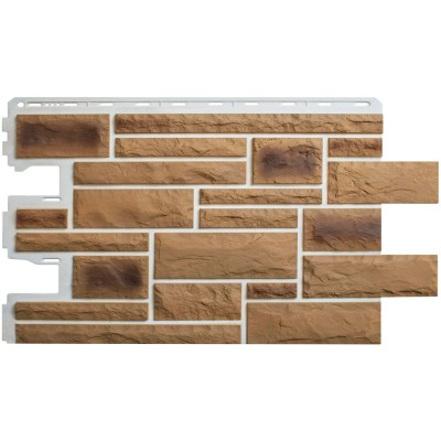 Купить Камень Пражский 02 - коричневый 0,38м2 Альта-Профиль фасадная панель