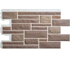 Камень Пражский 03 - кофейный 0,38м2 Альта-Профиль фасадная панель