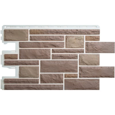 Купить Камень Пражский 03 - кофейный 0,38м2 Альта-Профиль фасадная панель