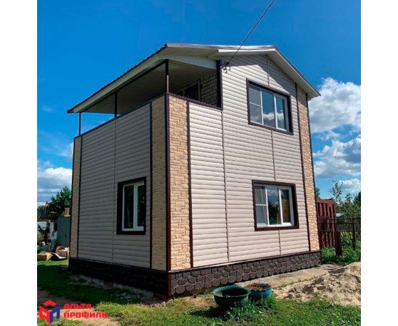 Камень Пражский 04 - желто-бежевый 0,38м2 Альта-Профиль Под камень-1