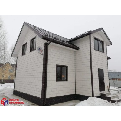 Купить Венеция ЭКО Белый  0,44м2  Альта-Профиль фасадная панель