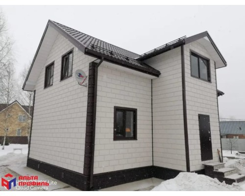 Купить Венеция ЭКО Белый  0,44м2  Альта-Профиль фасадная панель