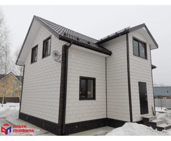 Венеция ЭКО Белый  0,44м2  Альта-Профиль Под кирпич-1