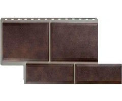 Камень Флорентийский Коричневый 0,42м2 Альта-Профиль фасадная панель