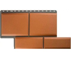 Камень Флорентийский Персиковый 0,42м2 Альта-Профиль фасадная панель