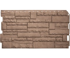 Камень Скалистый ЭКО Бежевый 0,47м2 Альта-Профиль фасадная панель