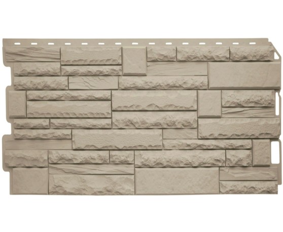 Камень Скалистый ЭКО Кремовый 0,47м2 Альта-Профиль Под камень