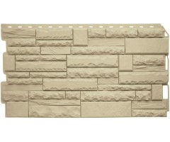 Камень Скалистый ЭКО Песчаный 0,47м2 Альта-Профиль фасадная панель