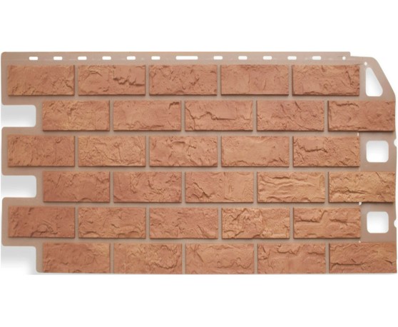 Кирпич Бежевый 0,46м2 Альта-Профиль Под кирпич