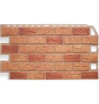 Кирпич Бежевый КОМБИ 0,46м2 Альта-Профиль фасадная панель