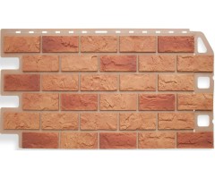 Кирпич Бежевый КОМБИ 0,46м2 Альта-Профиль фасадная панель