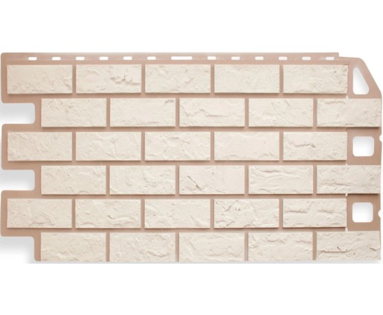 Кирпич Белый 0,46м2 Альта-Профиль Под кирпич