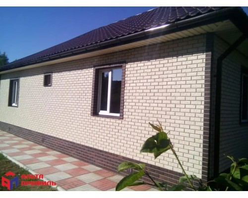 Купить Кирпич Белый 0,46м2 Альта-Профиль фасадная панель