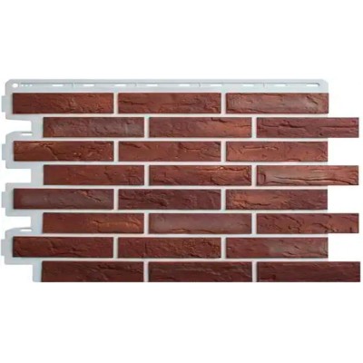Купить Кирпич рижский 01 коричневый  0,4м2 Альта-Профиль фасадная панель