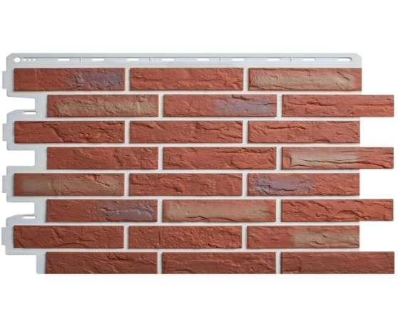 Кирпич рижский 02 терракот светлый  0,4м2 Альта-Профиль Под кирпич