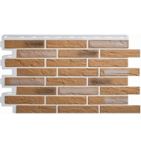 Кирпич рижский 03  бежевый  0,4м2 Альта-Профиль фасадная панель