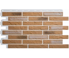 Кирпич рижский 03  бежевый  0,4м2 Альта-Профиль фасадная панель
