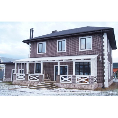 Купить Кирпич рижский 05  темно-коричневый 0,4м2 Альта-Профиль фасадная панель