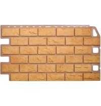 Кирпич Желтый 0,46м2 Альта-Профиль фасадная панель