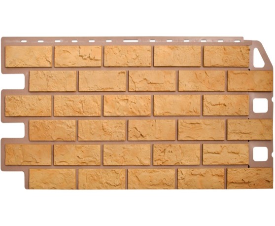 Кирпич Желтый 0,46м2 Альта-Профиль Под кирпич