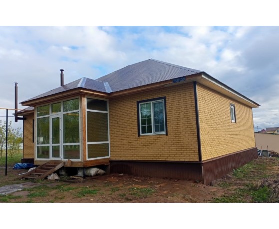 Кирпич Желтый 0,46м2 Альта-Профиль Под кирпич-1