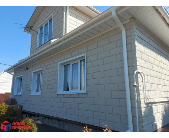 Неаполь ЭКО Белый  0,43м2  Альта-Профиль Под кирпич-1