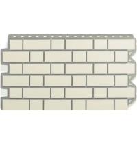 Кирпич клинкерный Белый  0,48м2 Альта-Профиль фасадная панель