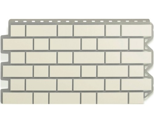 Купить Кирпич клинкерный Белый  0,48м2 Альта-Профиль фасадная панель