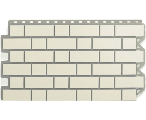 Кирпич клинкерный Белый  0,48м2 Альта-Профиль Под кирпич