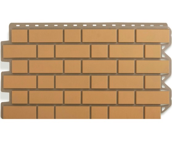 Кирпич клинкерный Бежевый  0,48м2 Альта-Профиль Под кирпич