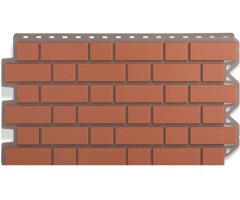 Кирпич клинкерный Красный  0,48м2 Альта-Профиль фасадная панель