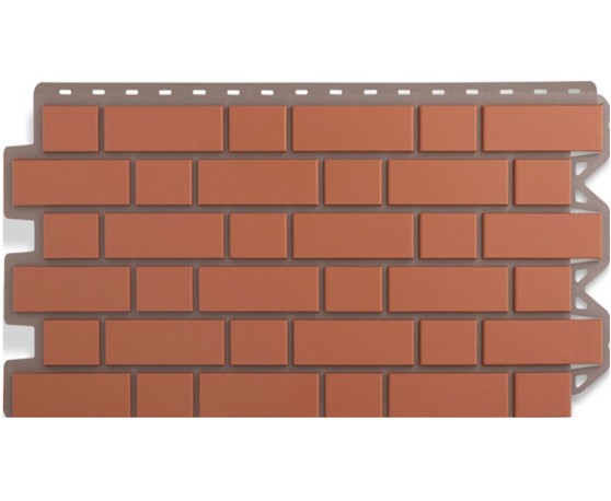 Кирпич клинкерный Красный  0,48м2 Альта-Профиль Под кирпич