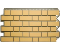 Кирпич клинкерный Желтый  0,48м2 Альта-Профиль фасадная панель