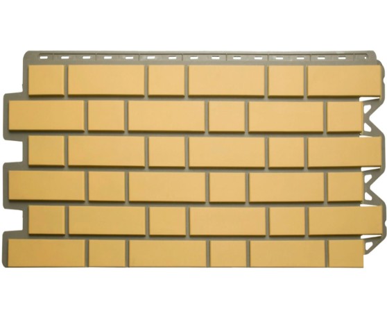 Кирпич клинкерный Желтый  0,48м2 Альта-Профиль Под кирпич
