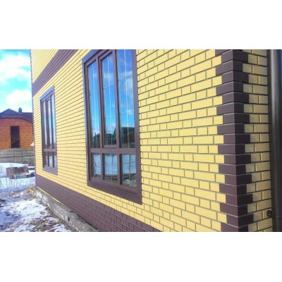Купить Кирпич клинкерный Желтый  0,48м2 Альта-Профиль фасадная панель