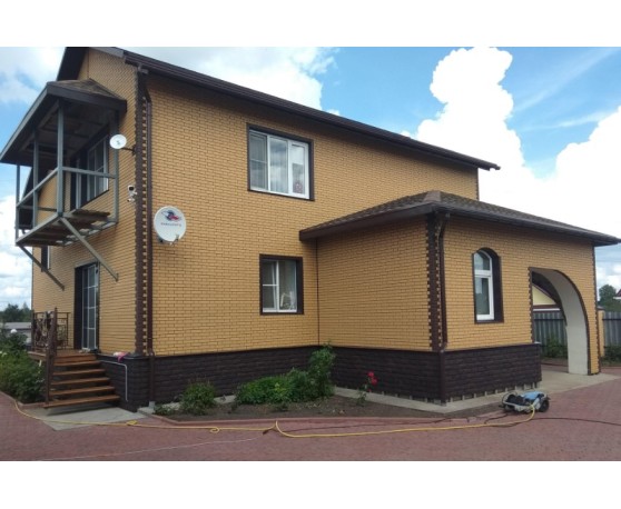 Кирпич клинкерный Желтый  0,48м2 Альта-Профиль Под кирпич-3