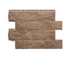Туф ЭКО Бежевый 0,38м2 Альта-Профиль фасадная панель