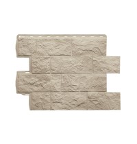 Туф ЭКО Кремовый 0,38м2 Альта-Профиль фасадная панель