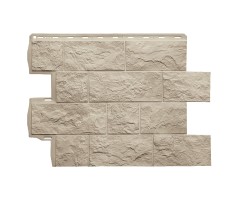 Туф ЭКО Кремовый 0,38м2 Альта-Профиль фасадная панель