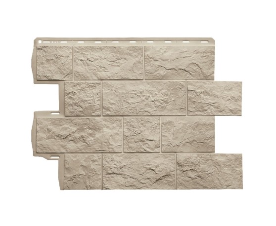 Туф ЭКО Кремовый 0,38м2 Альта-Профиль Под камень