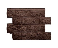 Туф ЭКО Коричневый 0,38м2 Альта-Профиль фасадная панель