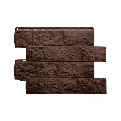 Купить Туф ЭКО Коричневый 0,38м2 Альта-Профиль фасадная панель