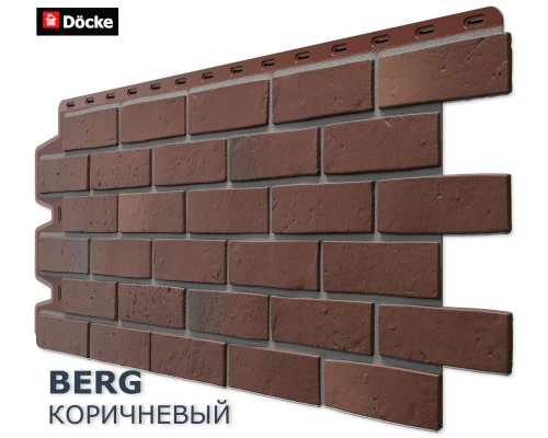 Купить Берг Коричневый  0,44м2 Деке фасадная панель