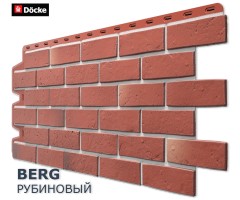 Берг Рубиновый  0,44м2 Деке фасадная панель