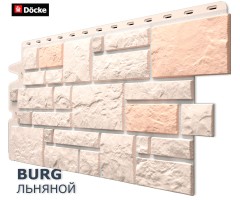 Бург Льняной  0,42м2 Деке фасадная панель