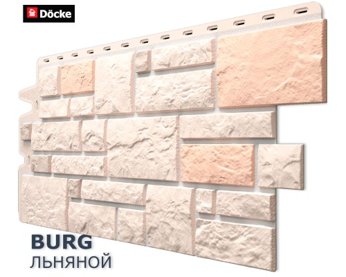 Купить Бург Льняной  0,42м2 Деке фасадная панель