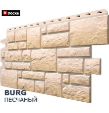 Бург Песчаный  0,42м2 Деке фасадная панель