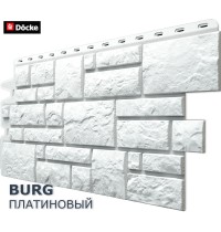 Бург Платиновый  0,42м2 Деке фасадная панель